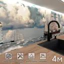 Стеновая панель Фартукофф ФФ - 457 400x60x0.1 см ПВХ цвет разноцветный