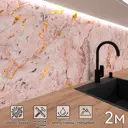 Стеновая панель Фартукофф ФФ - 461 200x60x0.1 см ПВХ цвет разноцветный