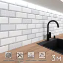 Стеновая панель Фартукофф ФФ - 469 300x60x0.1 см ПВХ цвет разноцветный