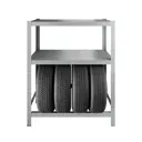 Стеллаж металлический Reli 125x150x50 см нагрузка до 150 кг сталь с покрытием цвет пыльно-серый