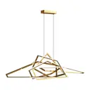 Светильник подвесной светодиодный Loft It Ring 10028-loftit 23 м² нейтральный белый свет цвет золото