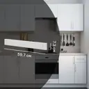 Фасад для кухонного шкафа Агидель 59.7x7.3 см Konsensa ЛДСП цвет белый