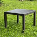 Садовый стол нераздвижной Royal Family July Table Mini пластик 95x95x75 см коричневый