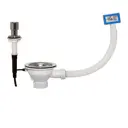 Сифон для раковины Orio D90 мм белый АА-4007-1