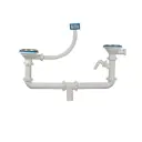 Сифон для раковины Orio D90 мм белый А-40092-1