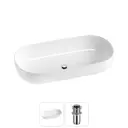 Раковина накладная Wellsee Chic Riviera 80см с донный клапаном 20214767R