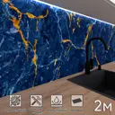 Стеновая панель матовая Фартукофф ФФ - 482 200x60x0.1 см ПВХ цвет разноцветный