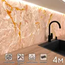 Стеновая панель матовая Фартукофф ФФ - 484 400x60x0.1 см ПВХ цвет разноцветный