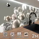 Стеновая панель матовая Фартукофф ФФ - 490 200x60x0.1 см ПВХ цвет разноцветный