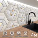 Стеновая панель Фартукофф ФФ - 491 400x60x0.1 см ПВХ цвет разноцветный