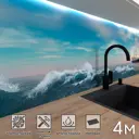 Стеновая панель матовая Фартукофф ФФ - 497 400x60x0.1 см ПВХ цвет разноцветный