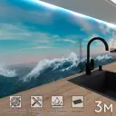 Стеновая панель матовая Фартукофф ФФ - 497 300x60x0.1 см ПВХ цвет разноцветный