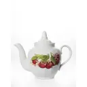 Чайник заварочный фарфоровый объем 900 мл. Дулевский фарфоровый завод ф.Гранатовый Вишня