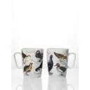 Кружка 350 мл Дулёвский фарфоровый завод Охотничьи птицы 91992/2 фарфор цвет белый 2 шт