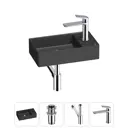 Раковина Wellsee wc area WC Area 41см цвет раковина 4 в 1: донный клапан, сифон, смеситель