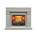 Каминокомплект Realflame Lindelse 26 GR-P715 с очагом Fiji FT255 1700Вт серый