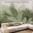 Фотообои флизелиновые 3D Verol 400x283 см Тропические листья