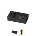 Раковина мини Wellsee WC Area 41см с донный клапаном 20213828R