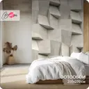 Фотообои флизелиновые Bartonwall 200x270 см Геометрия Абстракция M231-B