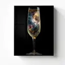 Картина Postermarket Галактика в бокале шампанского 4x40 см