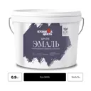 Эмаль акриловая Кузница Цвета DM-115 полуматовая цвет черный RAL 9005 0.9 кг