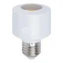 Умный патрон-адаптер Wi-Fi Bluetooth ULH-A180 E27/WF WHITE под лампу Е27 220В 100Вт Белый Голосовое управление приложение UnielSmart TM Uniel