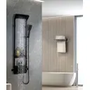 Душевая панель Ceruttispa Maiella CT8985 черная без гидромассажа