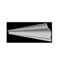 Плинтус потолочный Glanzepol GPL-11 (GP-121) на стену и потолок полистирол белый 2000x70x12 мм 7 шт