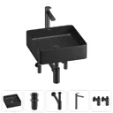 Раковина Wellsee freedom 2.0 20214417R 30см цвет раковина 5 в 1: д/к, сифон, смеситель, вентили