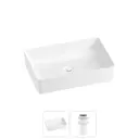 Раковина Wellsee freedom 2.0 20214442R 50см цвет раковина 2 в 1: д/к