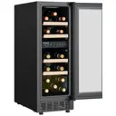 Винный шкаф Weissgauff 29.50x82x57 см 17 бутылок цвет черный