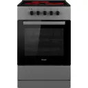 Электрическая плита с духовкой Weissgauff WES E2V05 S 50x85x56 см цвет серый/серебристый