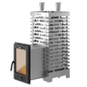 Печь банная дровяная Aston 24 inox long 24м³