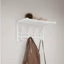 Вешалка настенная ЗМИ Торонто 11 4 крючка 47x27x27 см цвет белый