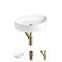 Раковина Wellsee belle spa 2.0 20212583R 50см цвет раковина 3 в 1: д/к, сифон