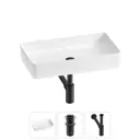 Раковина Wellsee freedom 2.0 20214556R 60см цвет раковина 3 в 1: д/к, сифон