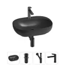 Раковина Wellsee pro line 20212444R 53см цвет раковина 4 в 1: д/к, сифон, смеситель