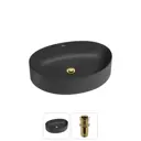 Раковина накладная Wellsee Belle Spa 2.0 50см 20212595R с донным клапаном