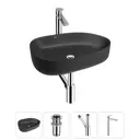 Раковина Wellsee belle spa 3.0 Belle Spa 55см цвет раковина 4 в 1: д/к, сифон, смеситель