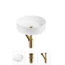 Раковина Wellsee coax 20213885R 36см цвет раковина 3 в 1: д/к, сифон