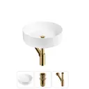 Раковина Wellsee coax 20213917R 30см цвет раковина 3 в 1: д/к, сифон