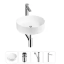 Раковина Wellsee coax 20213951R 40см цвет раковина 4 в 1: д/к, сифон, смеситель