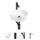 Раковина Wellsee coax 20213952R 40см цвет раковина 4 в 1: д/к, сифон, смеситель