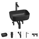 Раковина Wellsee preen 20214229R 40см цвет раковина 5 в 1: д/к, сифон, смеситель, вентили