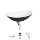 Раковина Wellsee carefree dove 20212312R 53см цвет раковина 3 в 1: д/к, сифон