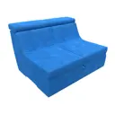 Диван Лига Диванов Холидей Люкс 140x84x112 см велюр цвет голубой
