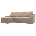 Диван Лига Диванов Элида 108668L 245x88x160 см велюр цвет бежевый