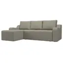 Диван Лига Диванов Элида 108691L 245x88x160 см рогожка цвет бежевый