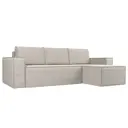 Диван Лига Диванов Куба 238x75x160 см рогожка цвет коричневый