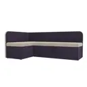 Диван Лига Диванов Форест 107078L 199x82x127 см велюр цвет бежевый/фиолетовый